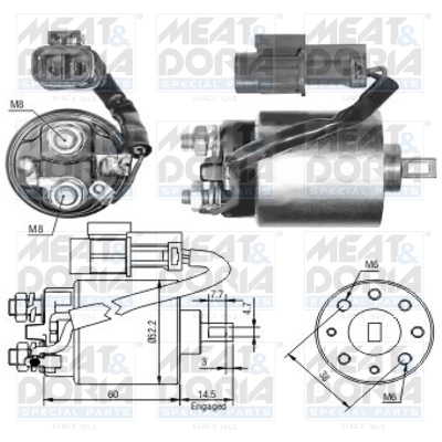 Solenoid Switch, starter